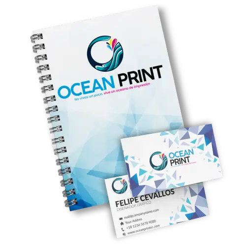 Kit básico para emprendedores - Ocean print