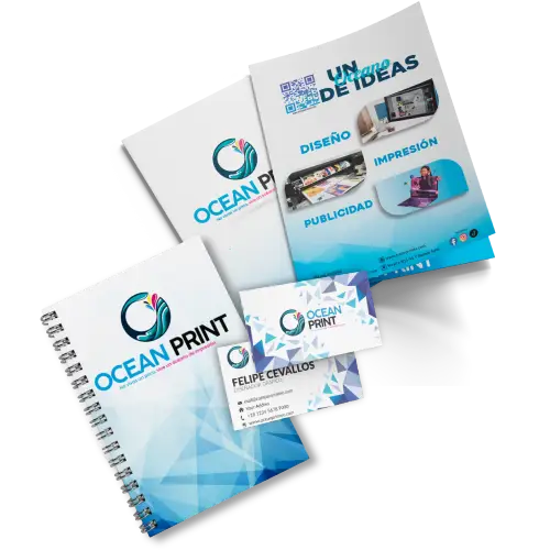 Kit medio para emprendedores - Ocean print