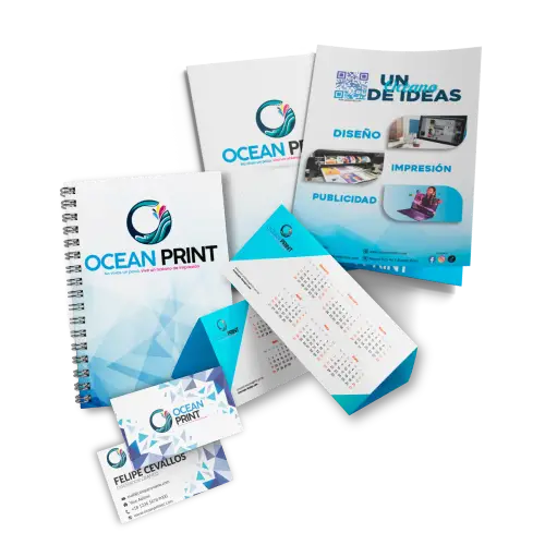 Kit medio para emprendedores - Ocean print